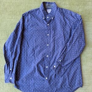 J. Crew Blue Poplin Shirt
